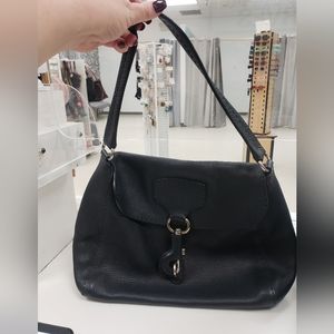 Prada black leather bag